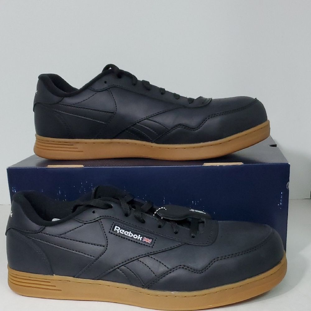 Reebok Work Men's Black Club Memt Work Sneakers Size 13M NIB